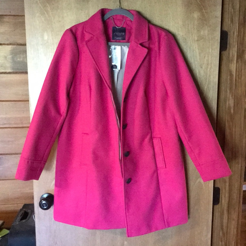 Violeta by Mango pink coat